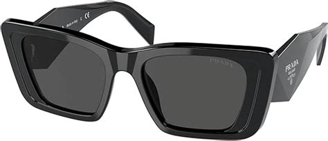 prada prada symbole pr 08ys black/dark grey 51/18/145 women sunglasses